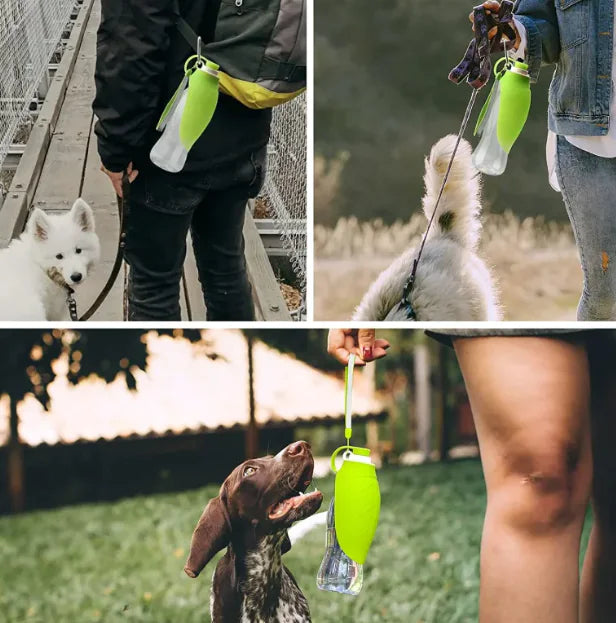 Pet Flip Cup Portable Water Bottle
